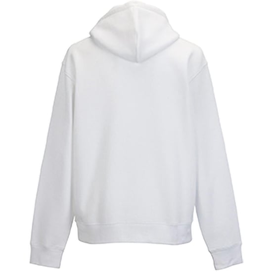 Russell Mens Authentic Hooded Sweatshirt / Hoodie (White) - Image 2