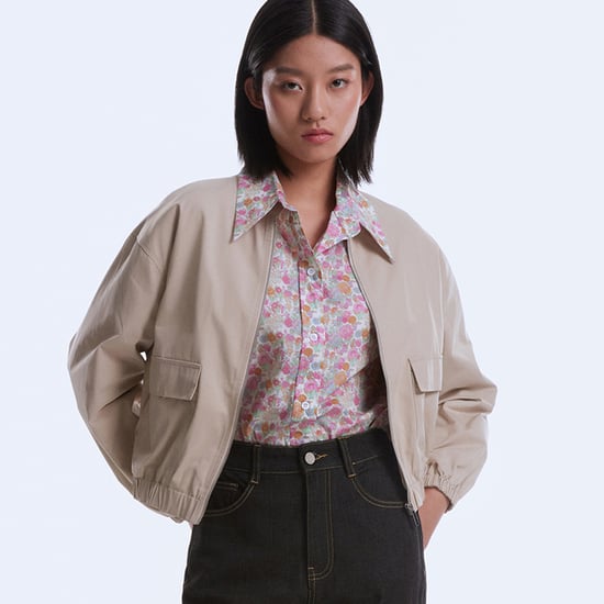Minimlalist short bomber jacket - Image 4