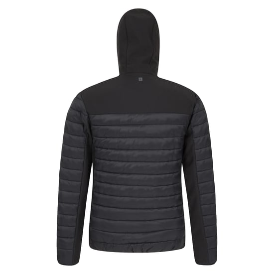 Mountain Warehouse Mens Turbine II Padded Soft Shell Jacket (Black) - Image 2