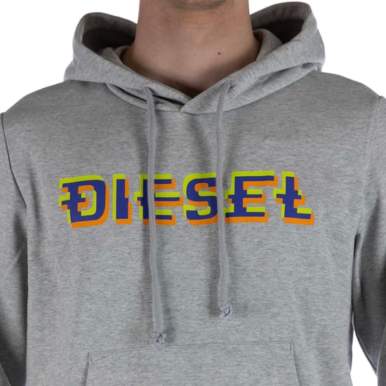 Diesel S-Ginn Hood K27 Gray Sweatshirt