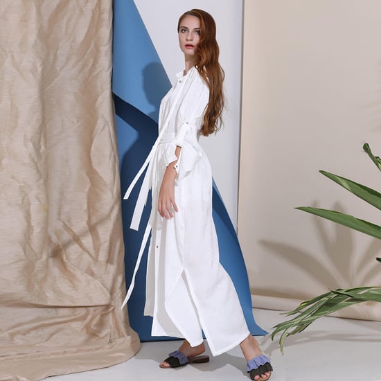 Long textured shirt-dress - Image 6