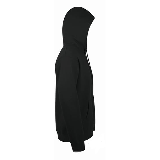 SOLS Snake Unisex Hooded Sweatshirt / Hoodie (Black) - Image 3