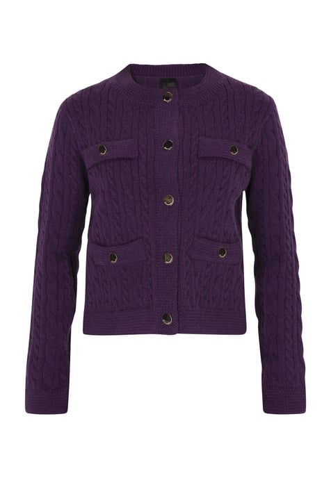 Dreimaster Cardigan women purple - Image 1