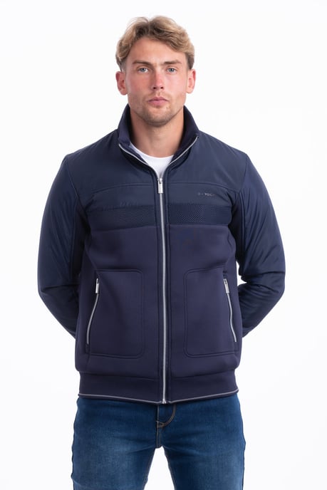 D Rock Mens Fleece Jacket with Zipped Pockets Lightweight