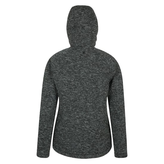 Mountain Warehouse Womens/Ladies Nevis Faux Fur Lined Full Zip Hoodie (Black) - Image 2