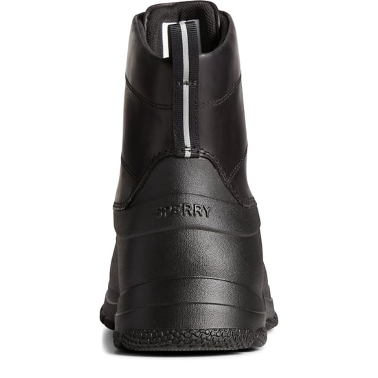 Sperry Duck Float Leather Black Wellington Boots - Image 2