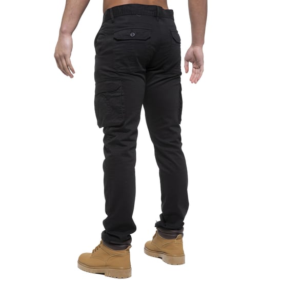 Enzo | Pantalones Cargo Hombre - Negro - Image 5