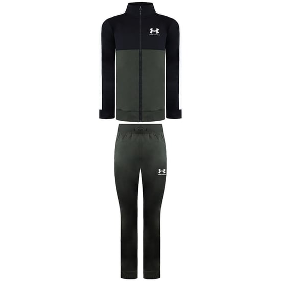 Chándal verde Under Armour CB Knit para niños - Image 1