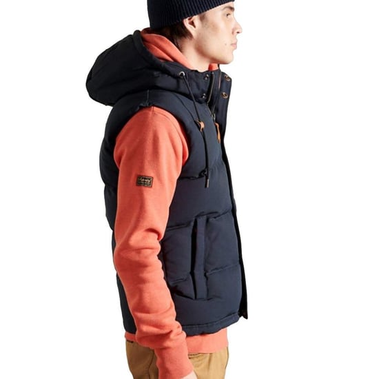Chaleco acolchado Superdry para hombre Classic Navy Blue - Image 2