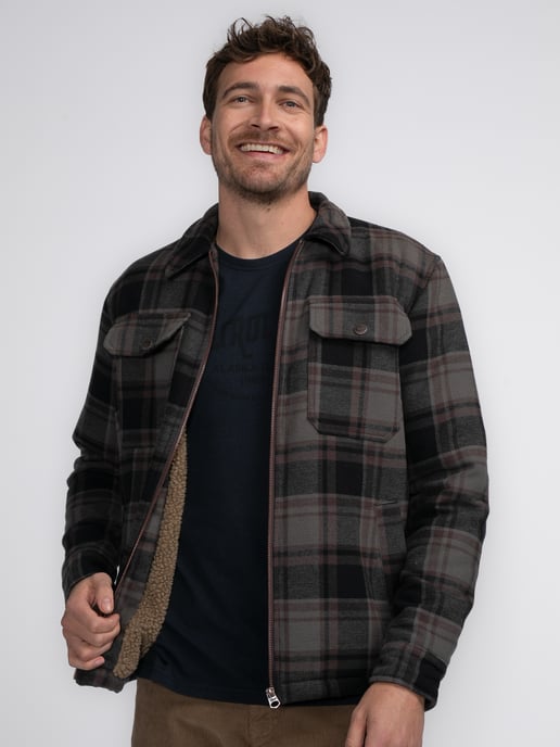 Petrol Industries - Checked Shirt Aleknagik Men - Timber Wood - Image 3