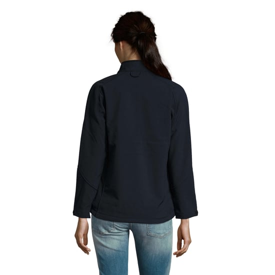 SOLS Womens/Ladies Roxy Soft Shell Jacket (Abyss Blue) - Image 2
