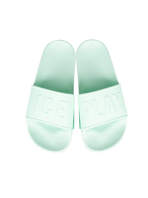 Ice Play Chancletas de mujer turquesa - Image 4