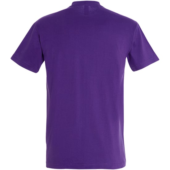SOLS Mens Imperial Heavyweight Short Sleeve T-Shirt (Dark Purple) - Image 2