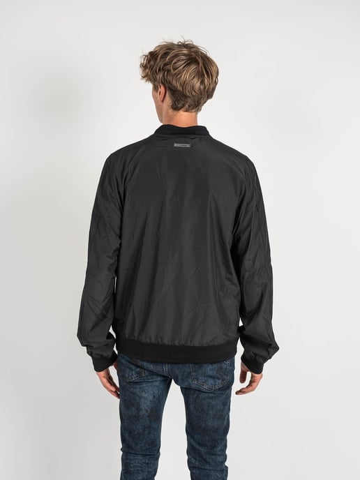 Les Hommes Chaqueta Bomber del hombre negro, Gris - Image 4