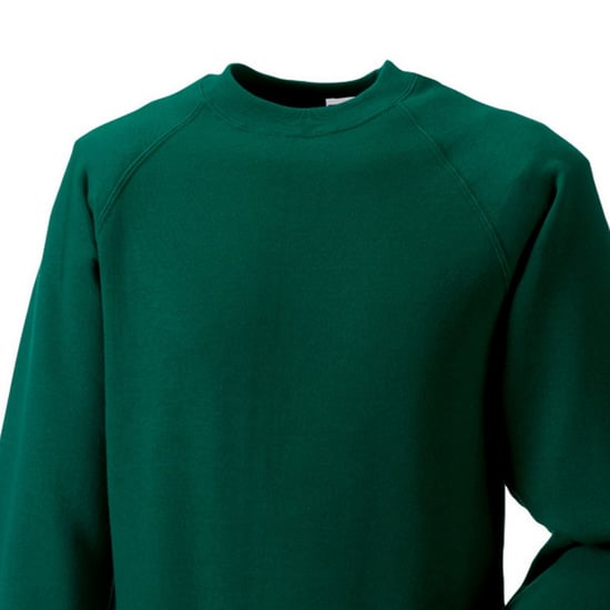 Russell Unisex Adult Classic Sweatshirt (Bottle Green) - Image 2