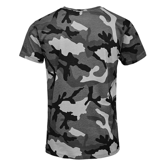 SOLS Mens Camo Short Sleeve T-Shirt (Grey Camo) - Image 2
