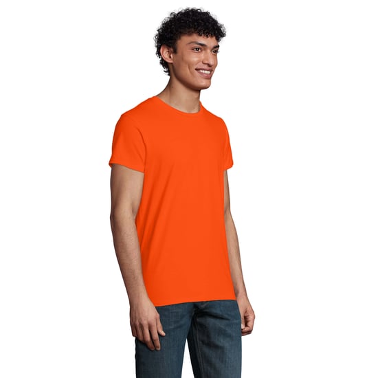 SOLS Mens Pioneer Organic Cotton T-Shirt (Orange) - Image 3