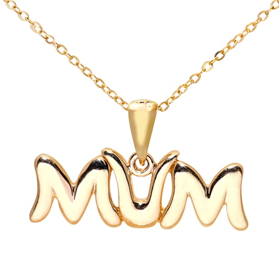 Colgante De mamá En Oro Amarillo De 9 Quilates Con Cadena De 18" - Image 1