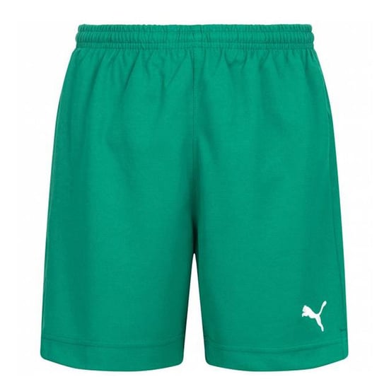 Puma Vencida Stretch Waist pantalones cortos de entrenamiento verde para niños - Image 1