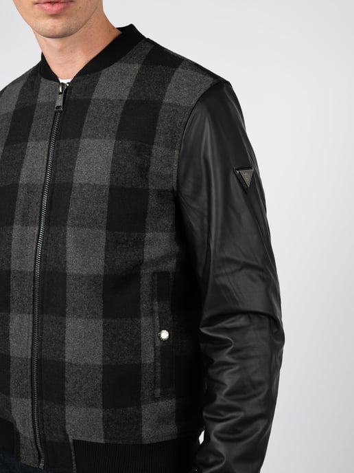 Guess Chaqueta Andy Bomber Hombre Negro - Image 5
