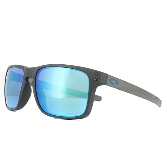 Oakley Sunglasses Holbrook Mix OO9384-10 Steel Prizm Sapphire Polarized