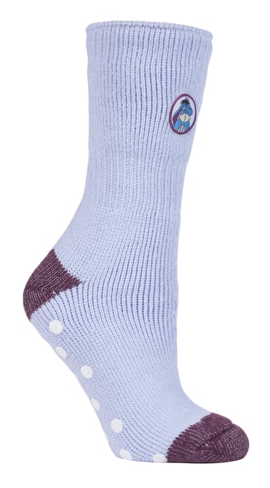 Calentadores - Calcetines térmicos Eeyore para mujer, gruesos, suaves, antideslizantes y cómodos para interior - Eeyore - Image 1