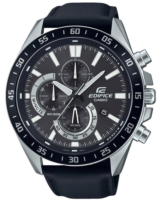 Casio Edifice Men's Black Watch EFV-620L-1AVUEF - Image 1