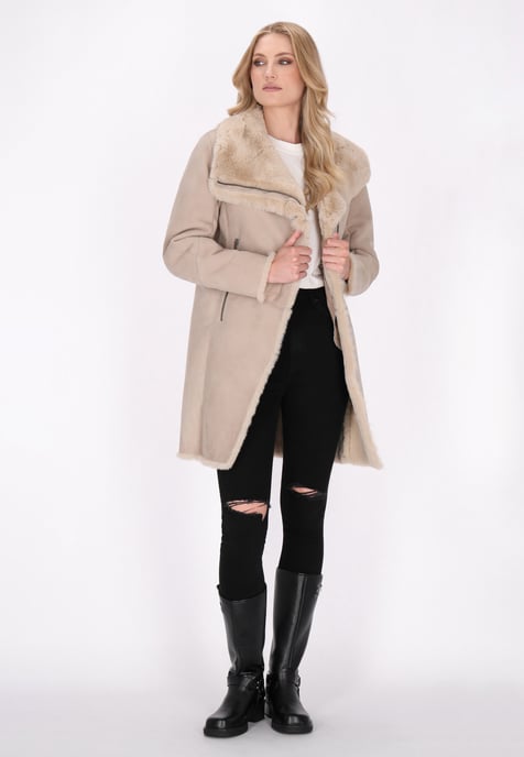 Dreimaster Coat women beige - Image 2