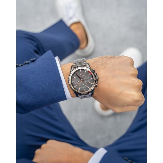 Tommy Hilfiger Mason Men's Grey Watch 1791790 - Image 3
