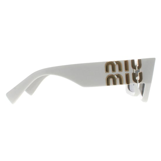 Miu Miu Rectangle Womens White Dark Grey MU09WS