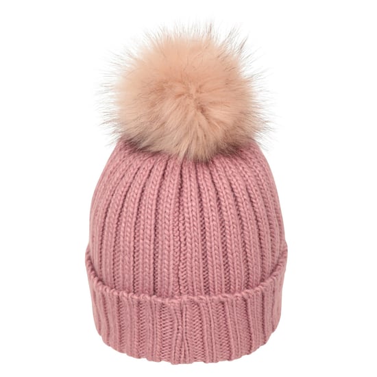 Mountain Warehouse Womens/Ladies Geneva Borg Lined Beanie (Pale Pink)
