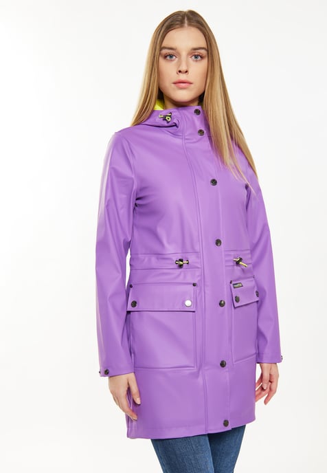 Schmuddelwedda raincoat women purple - Image 3