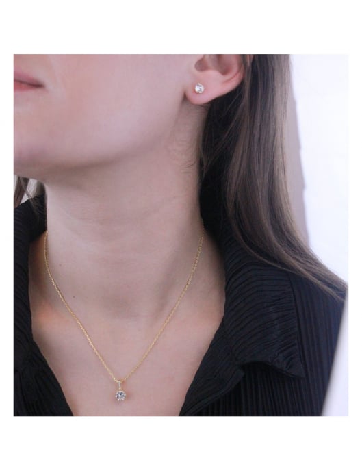 Conjuntos Kristine - Oro y Cristal - Image 2