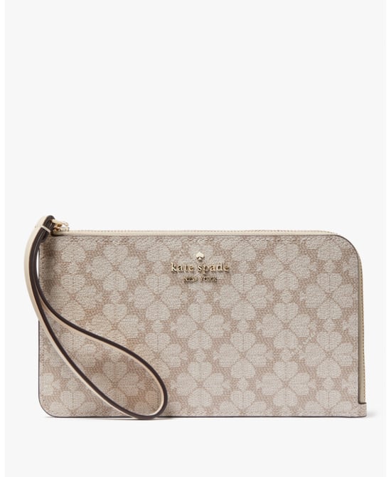 Lucy Spade Flower Pvc Medium L-Zip Wristlet - Image 1