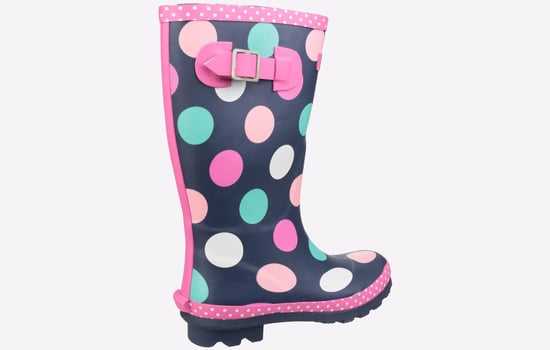 Cotswold Dotty WATERPROOF Wellington Junior Girls - Image 3