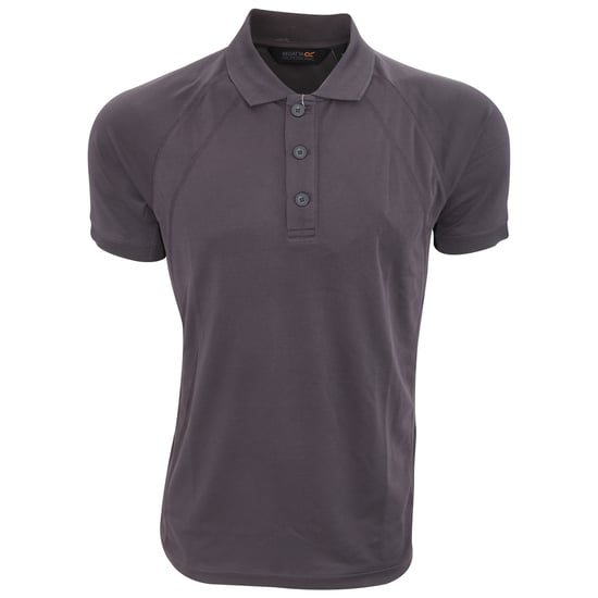 Regatta Hardwear Mens Coolweave Short Sleeve Polo Shirt (Iron)