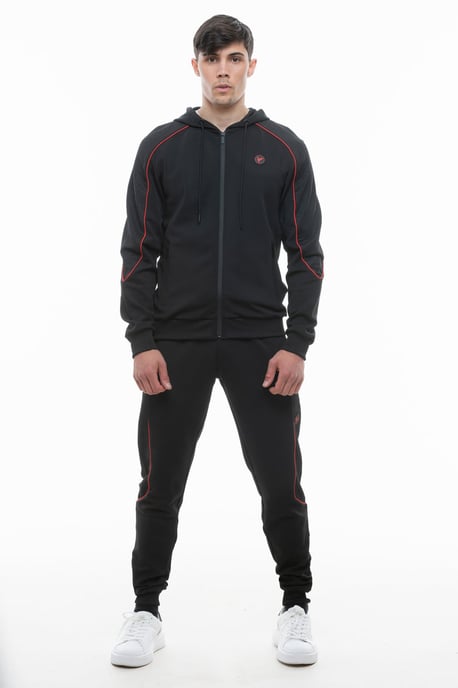 D Rock Men's Full Tracksuit 2 Piece Set with Hood