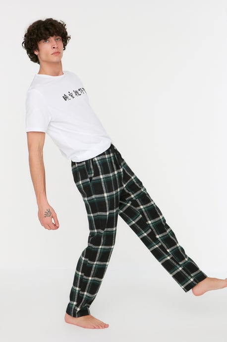 Trendyol Men's Waist Relaxed Pajama Bottoms - Image 2