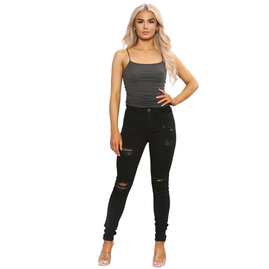 Jeans Skinny Stretch Denim para Mujer | Enzo Designer Ropa de mujer - Image 1