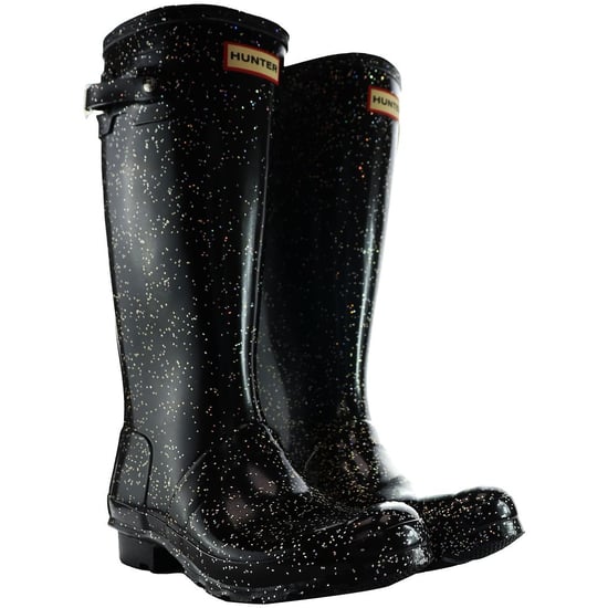 Botas de agua negras para niños Hunter Giant Glitter - Image 2