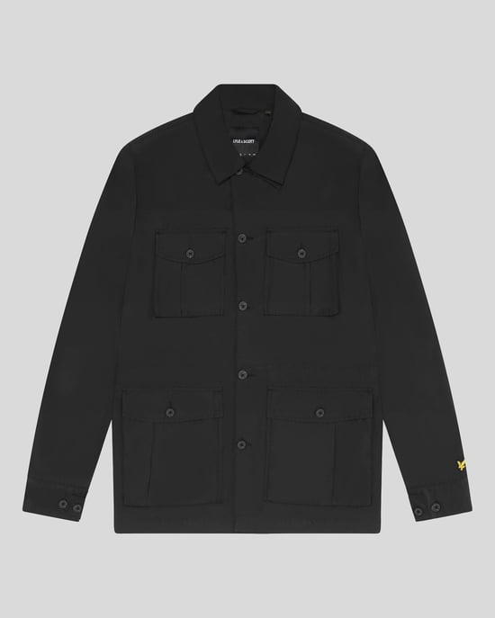Chaqueta campo negra azabache de Lyle & Scott - Image 5