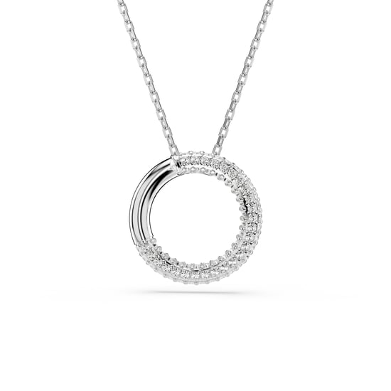 Swarovski 'Dextera' Women's Base Metal Necklace - Silver 5692737 - Image 1
