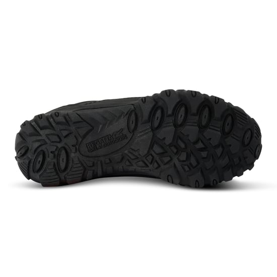 Regatta Childrens/Kids Edgepoint Waterproof Walking Shoes (Black/Lime Punch) - Image 3