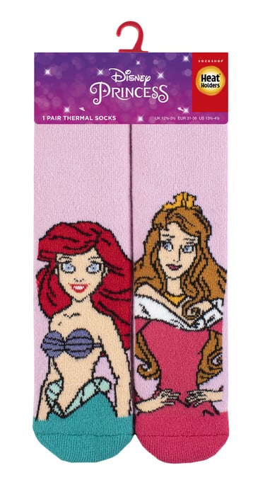 Calentadores Lite - Novedad Calcetines Princesas Disney para Niñas | Cenicienta Ariel Frozen Belle - Ariel & Princesa - Image 2