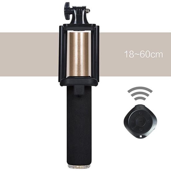 Aquarius Selfie Stick with Video Function - Gold