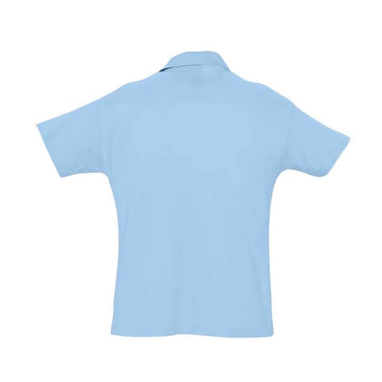 SOLS Mens Summer II Polo Shirt (Sky Blue) - Image 2