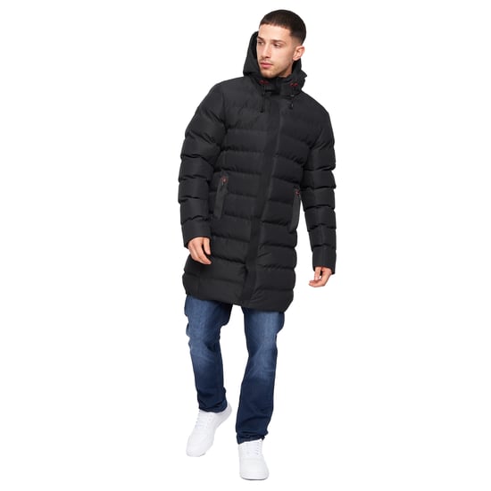 Crosshatch Mens Longkamp Jacket (Black) - Image 4