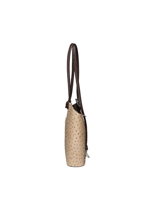 Gave Lux backpack women TAUPE/DARK BROWN