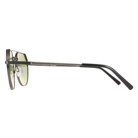 Serengeti Aviator Unisex Matte Gunmetal Saturn Polarized Green 555nm Shelby