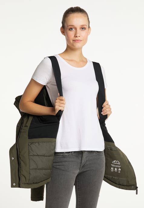 ICEBOUND Winter jacket women olive - Image 5